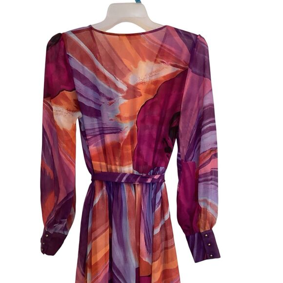 Steps NY Whimsical Maxi Dress Size L Fairycore Party Hippie Festival Hippie - Picture 5 of 5